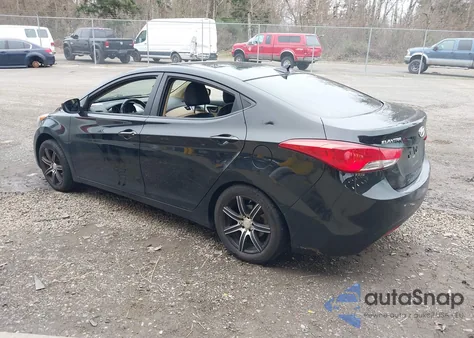 2012 Hyundai Elantra Gls from USA, damaged, VIN 5NPDH4AE6CH091200